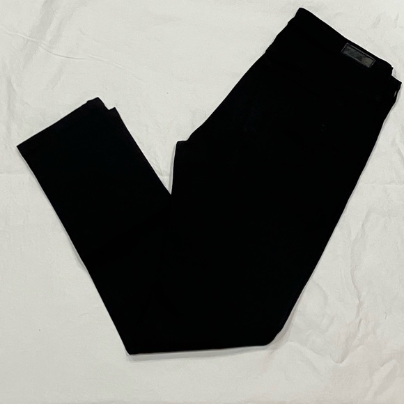 AG Super Black The Stilt Cigarette Jean Size 28 - Picture 3 of 6